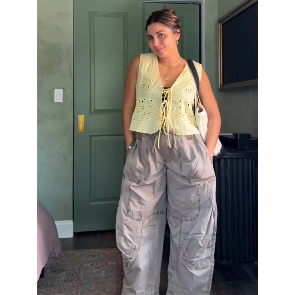 We The Free Onset Pull-On Cargo Pants in Dusted Cocoa NEW - Picture 2 of 7